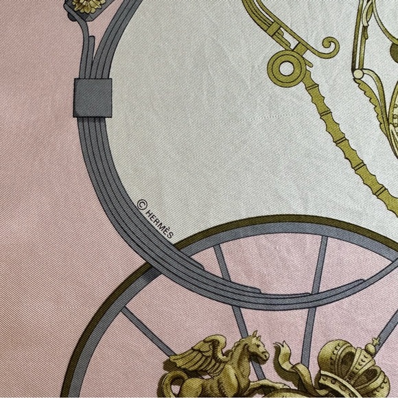 SOLD Authentic Hermes Scarf - Springs - Picture 8 of 10